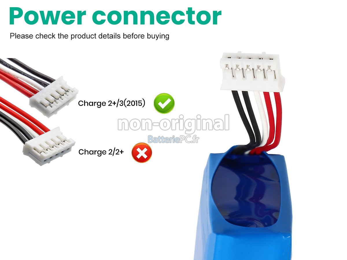 batterie pour JBL CHARGE 2+