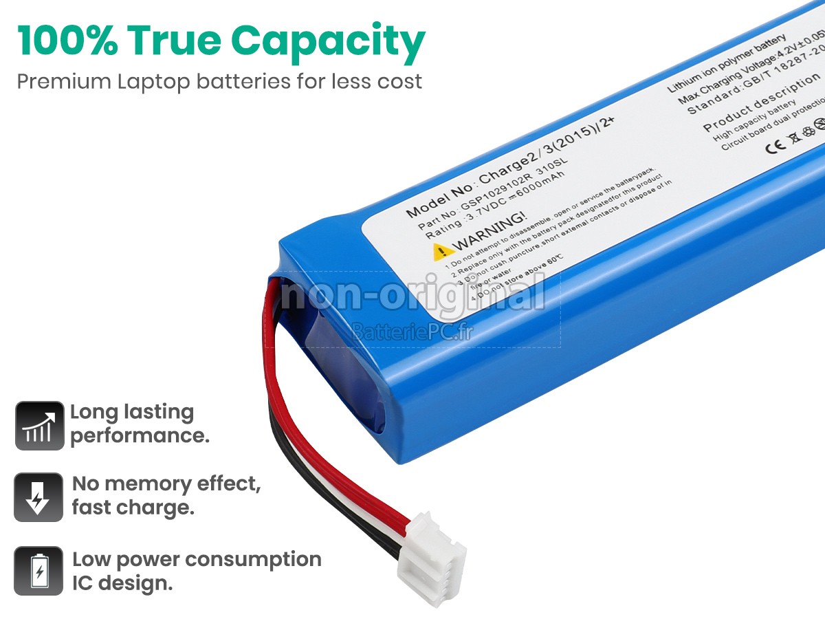 batterie pour JBL CHARGE 2+