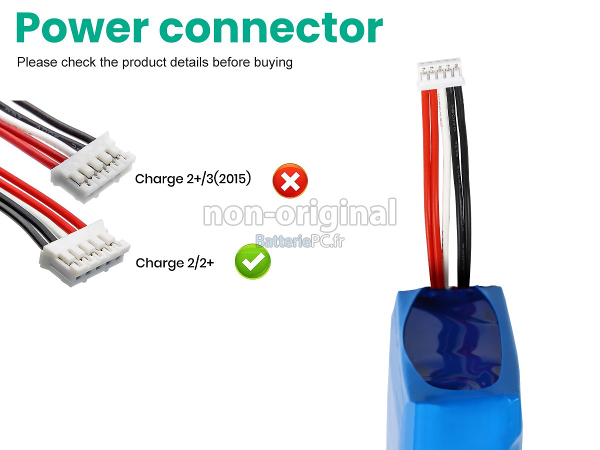 batterie pour JBL CHARGE 2+