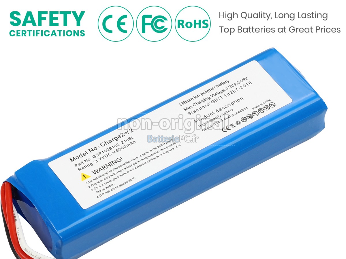 batterie pour JBL CHARGE 2+