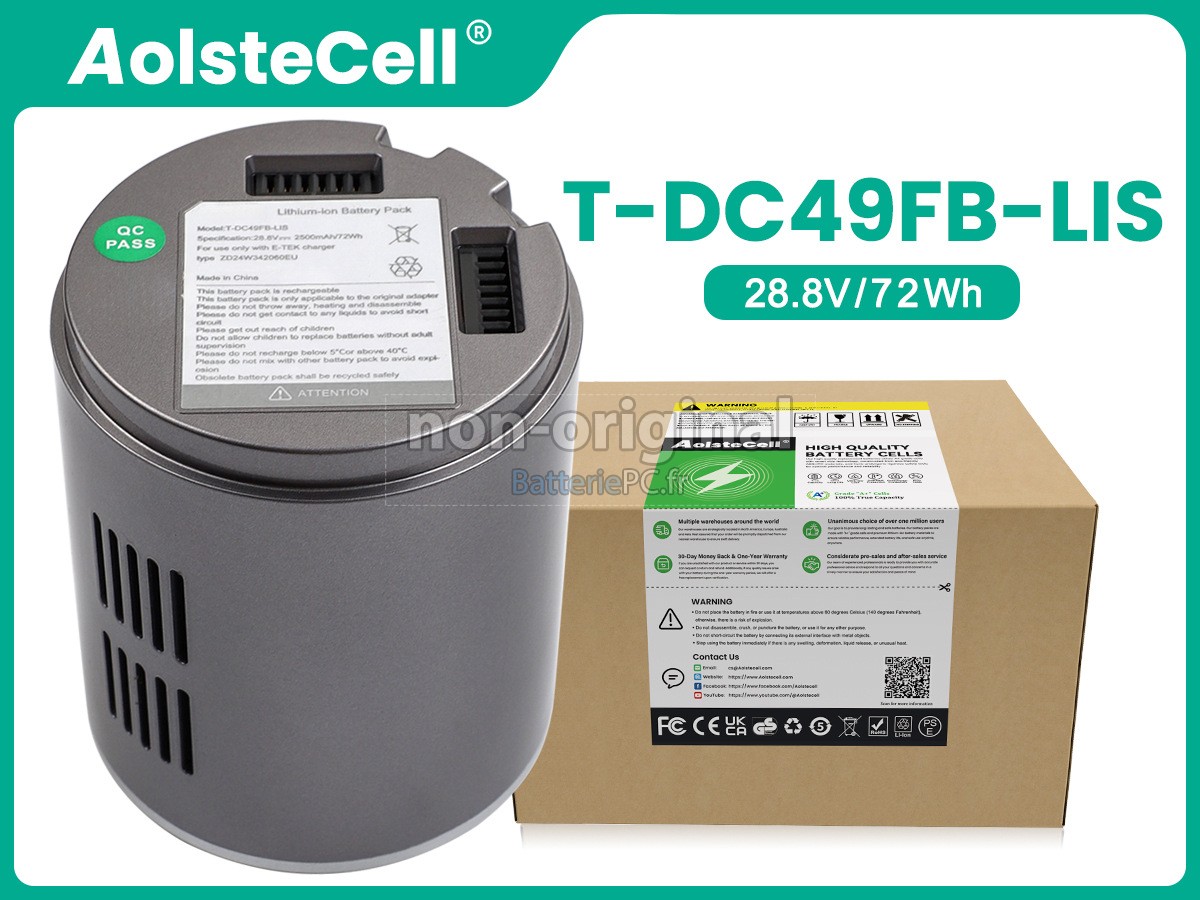 batterie pour JIMMY H9 FLEX