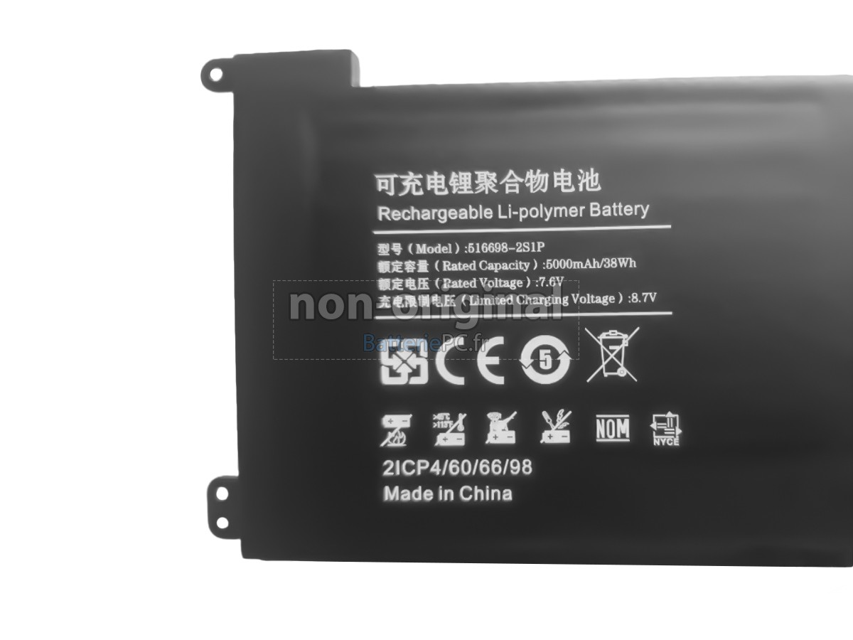 batterie pour Jumper 516698-2S1P