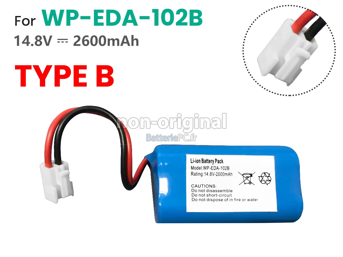 batterie pour KADEY YASEN ECG-903A