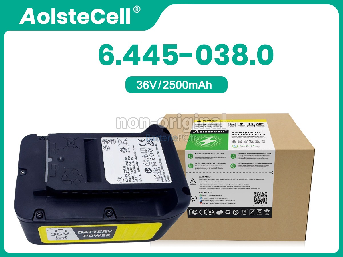 batterie pour Karcher HGE 36-60