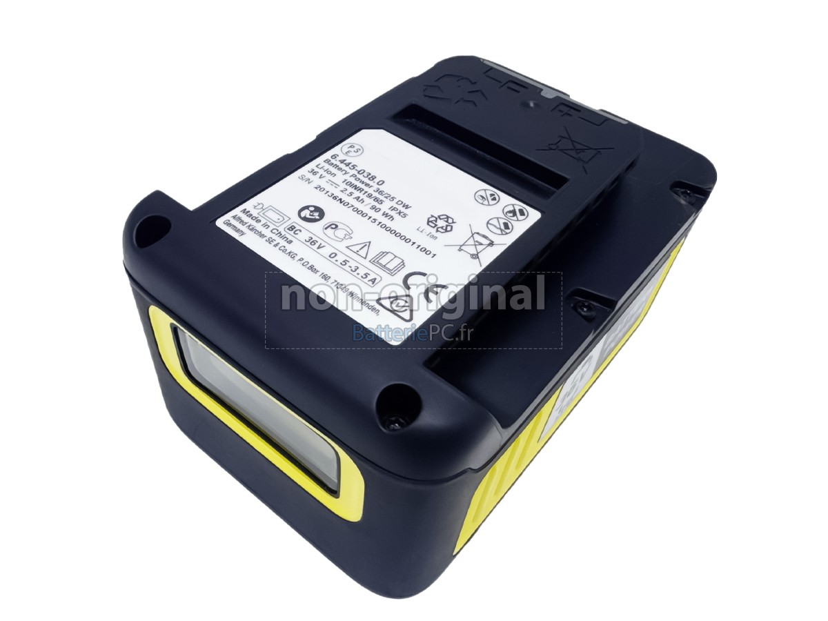 batterie pour Karcher HGE 36-60