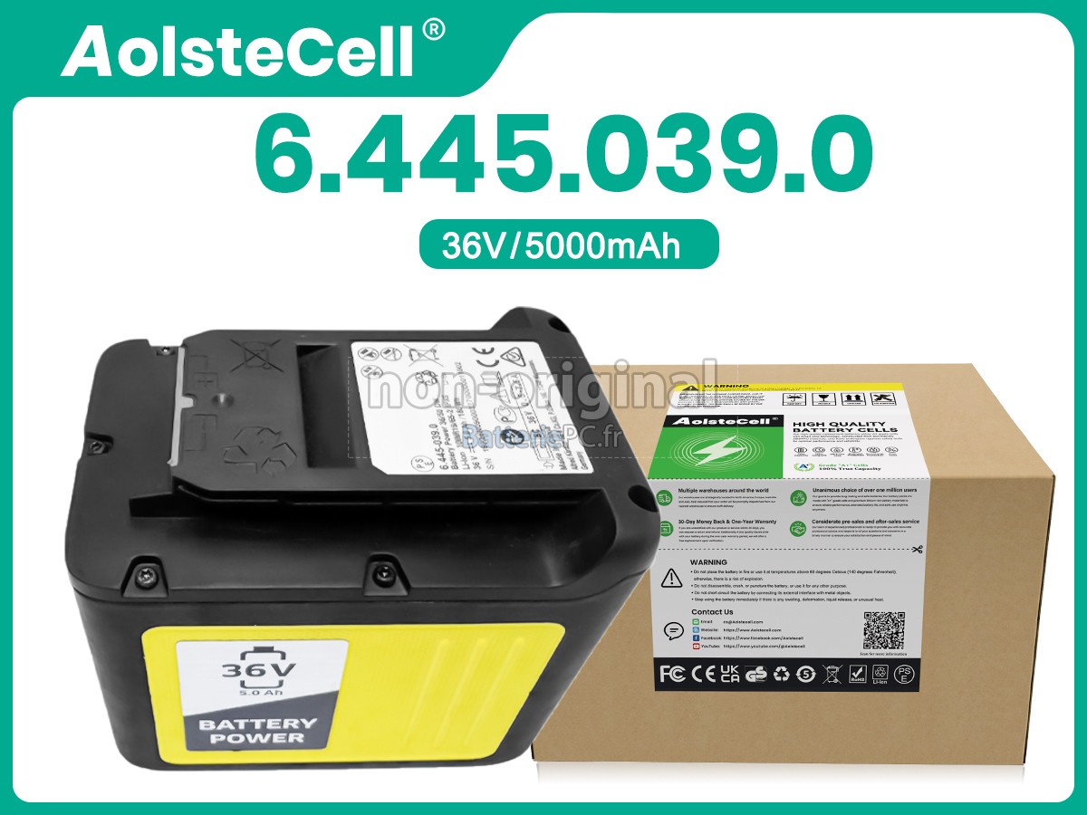 batterie pour Karcher WD 3