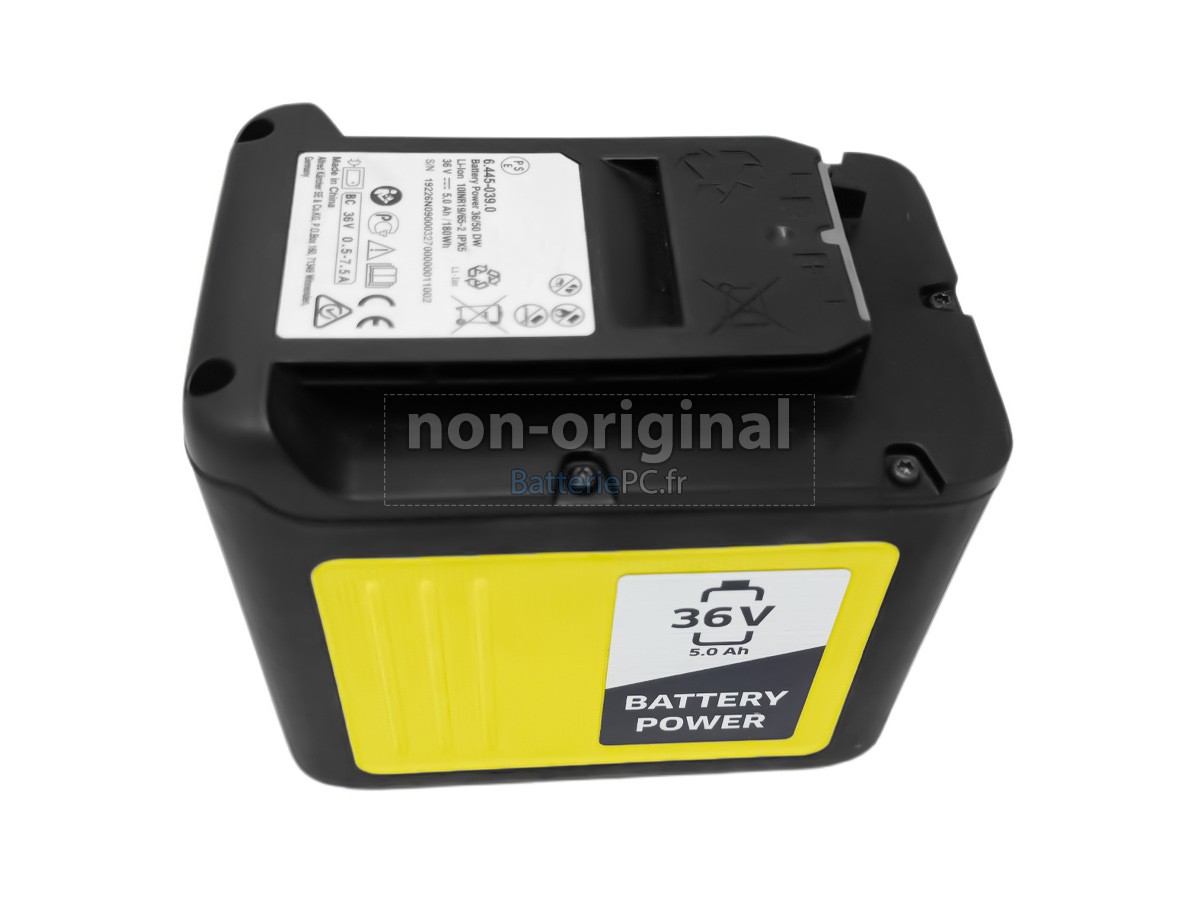 batterie pour Karcher WD 3