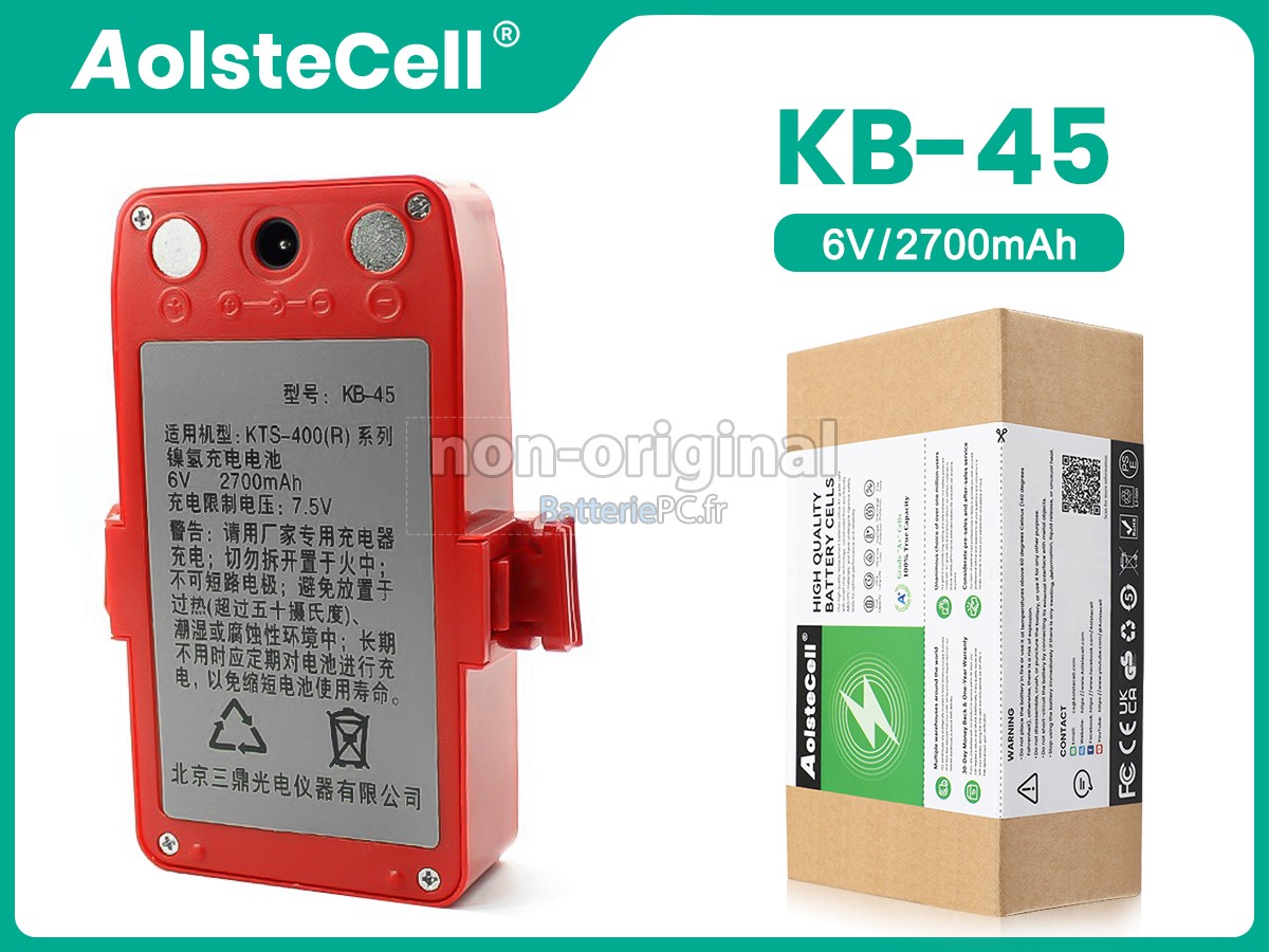 batterie pour Kolida KTS-400 TOTAL STATION
