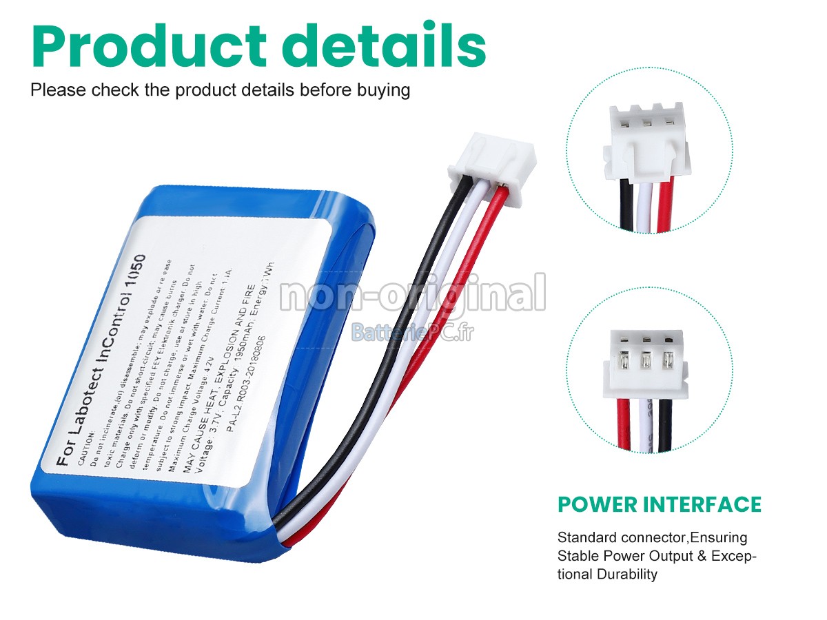 batterie pour Labotect INCONTROL 1050