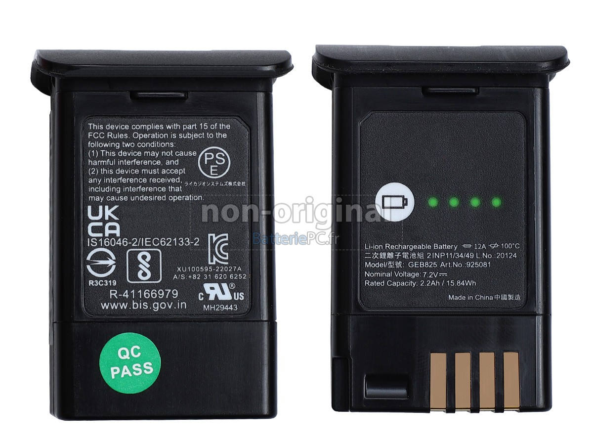 batterie pour Leica GEB825