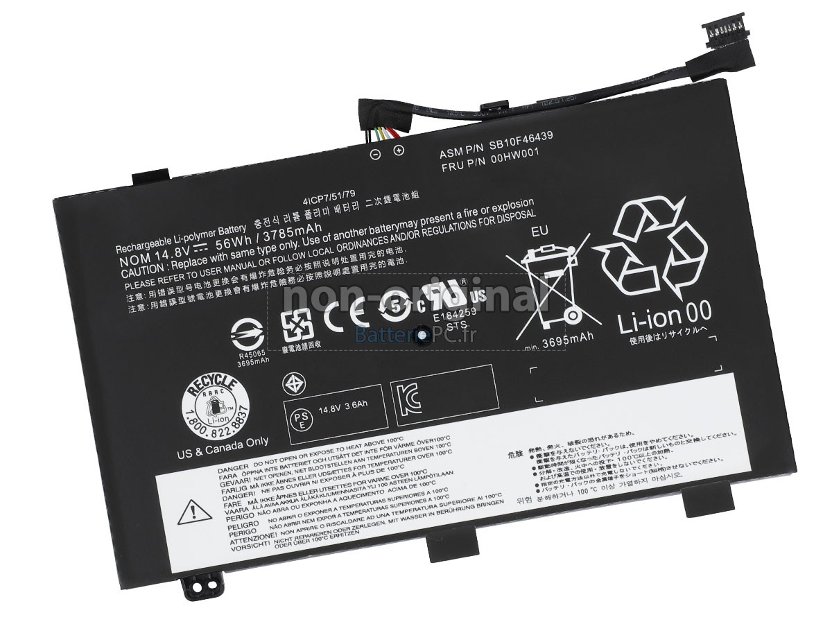batterie pour Lenovo ThinkPad YOGA 14-20DM003V++