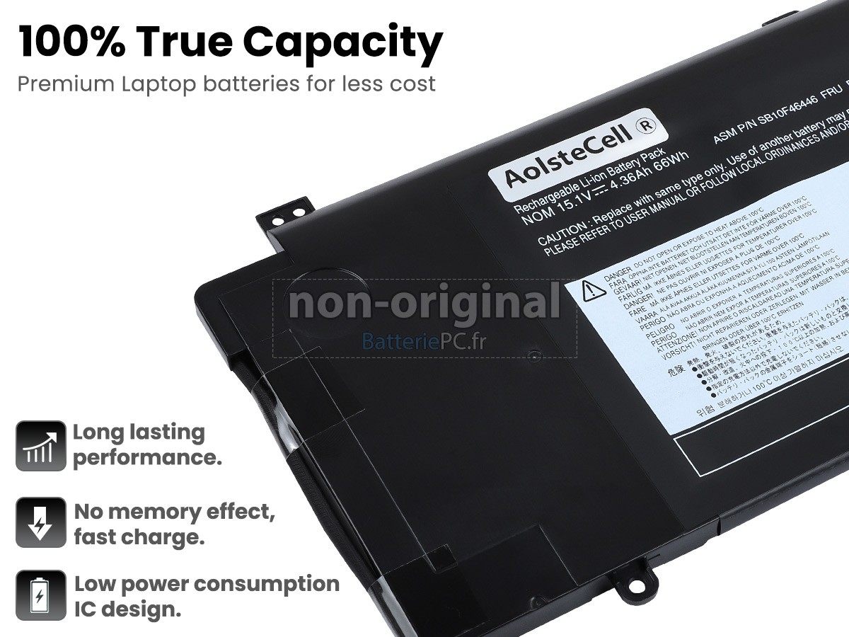 batterie pour Lenovo 00HW008