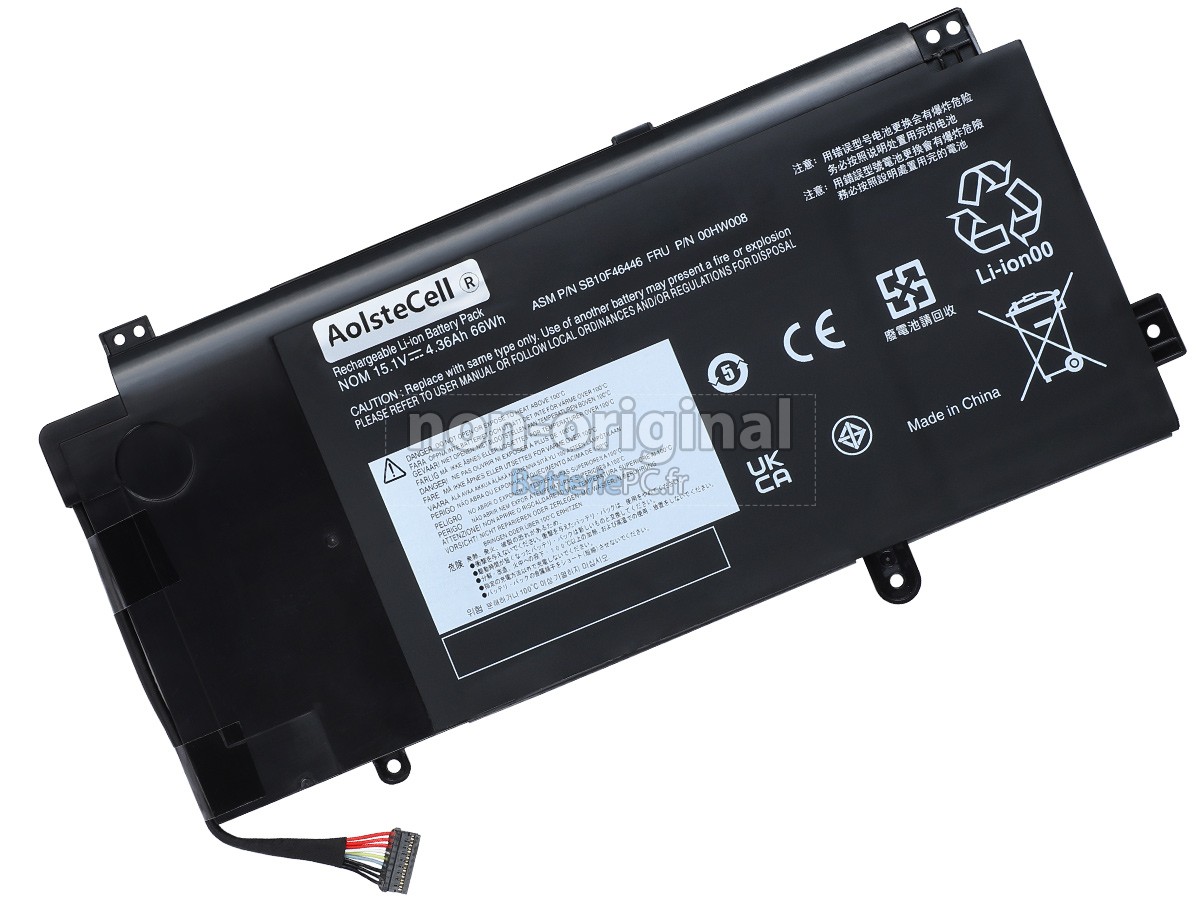 batterie pour Lenovo 00HW008