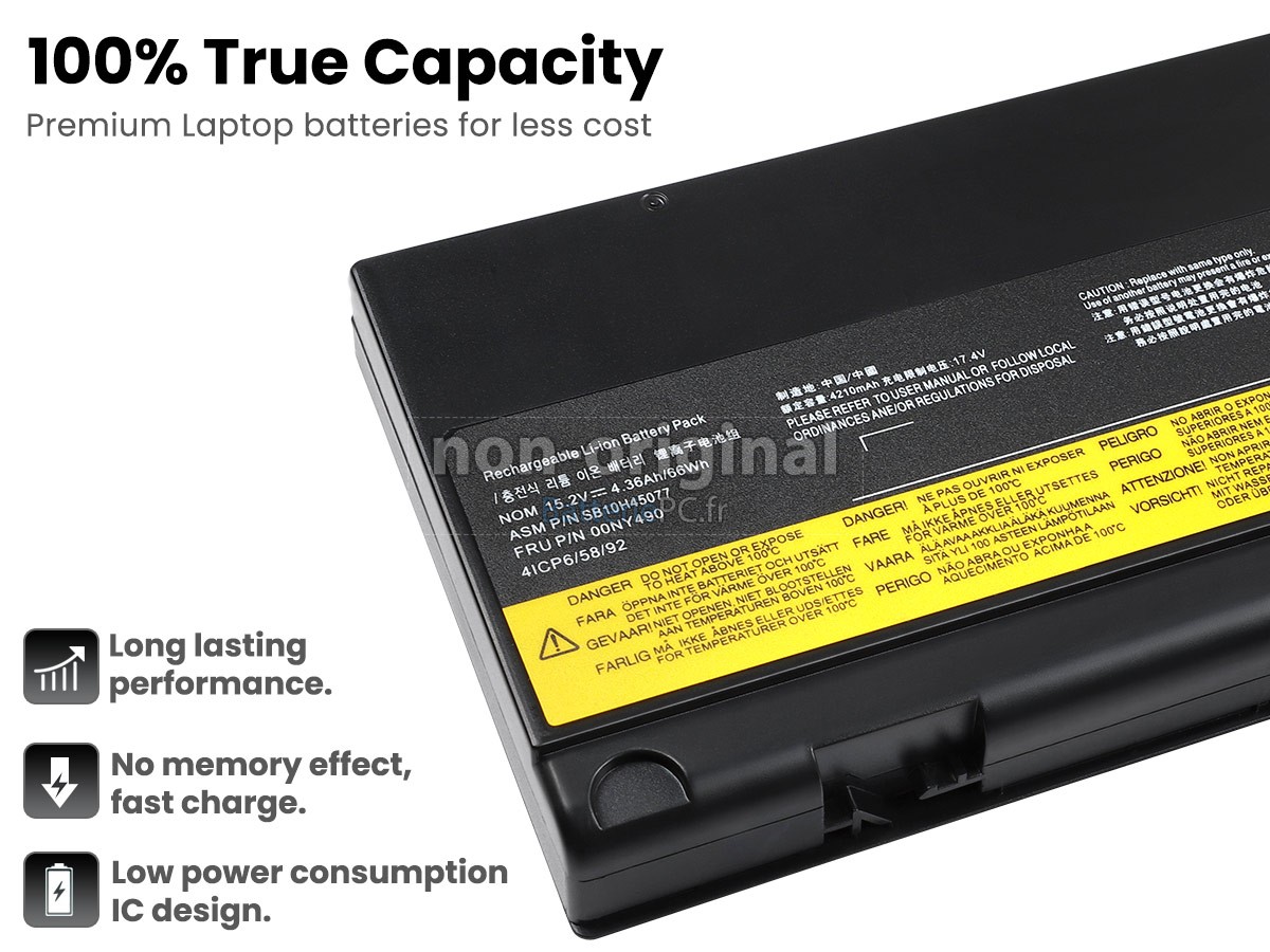 batterie pour Lenovo SB10H45077