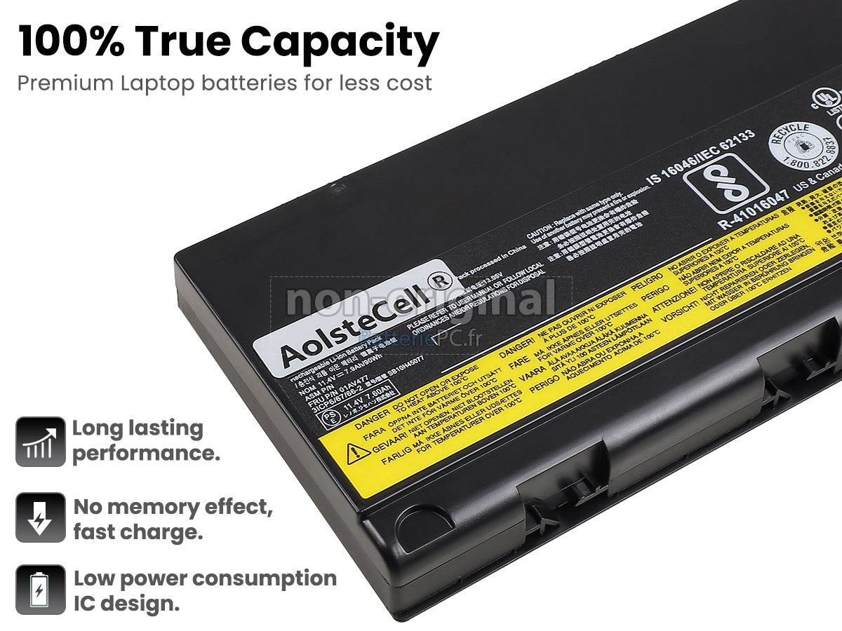 batterie pour Lenovo SB10H45077