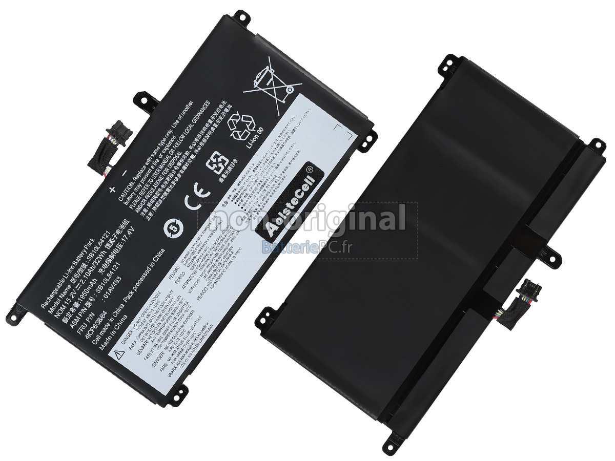 batterie pour Lenovo ThinkPad T570 20JW000DUS