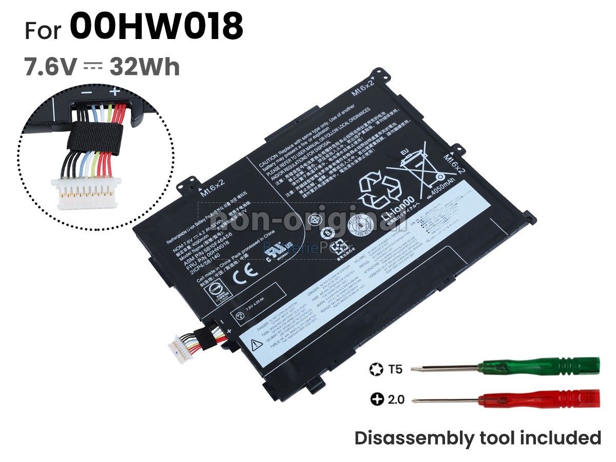 batterie pour Lenovo ThinkPad Tablet 10 2ND GEN