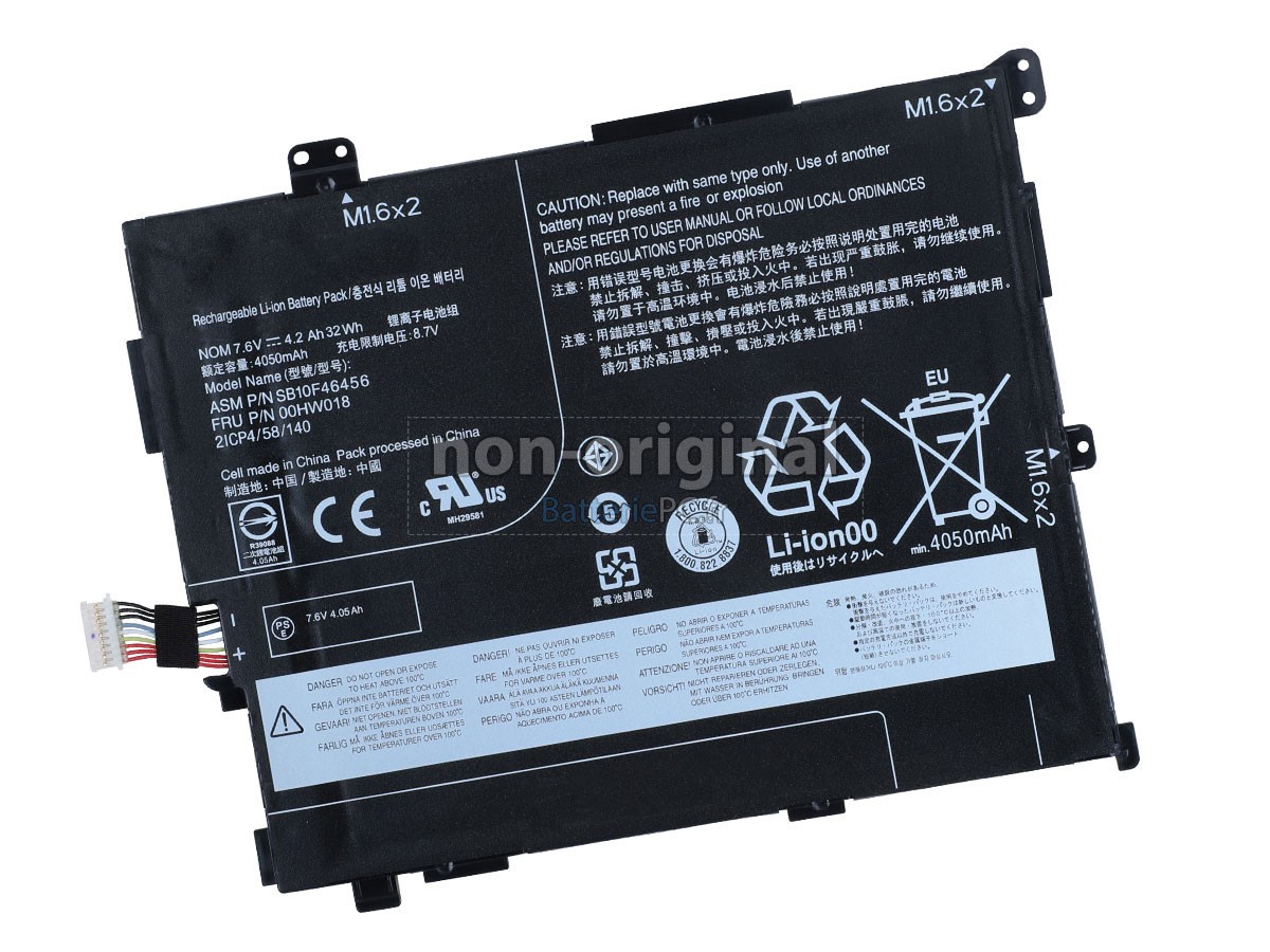 batterie pour Lenovo ThinkPad Tablet 10 2ND GEN
