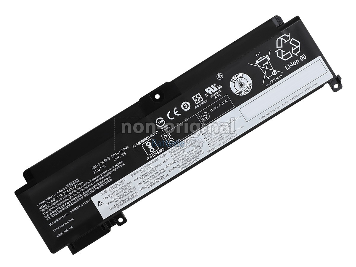 batterie pour Lenovo 00HW038