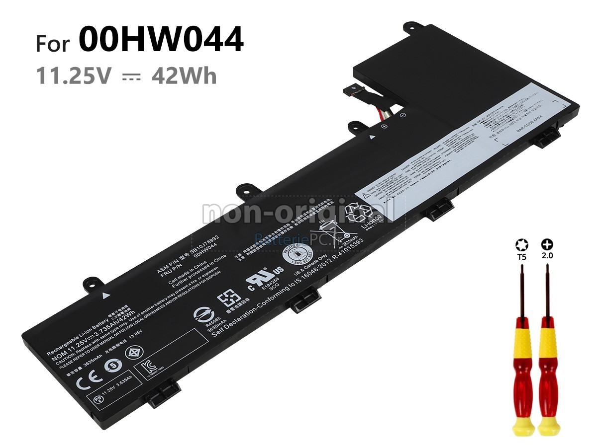 batterie pour Lenovo SB10J78990