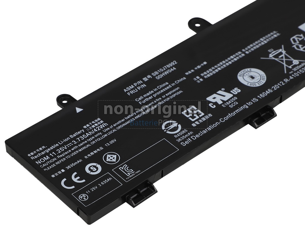 batterie pour Lenovo SB10J78990