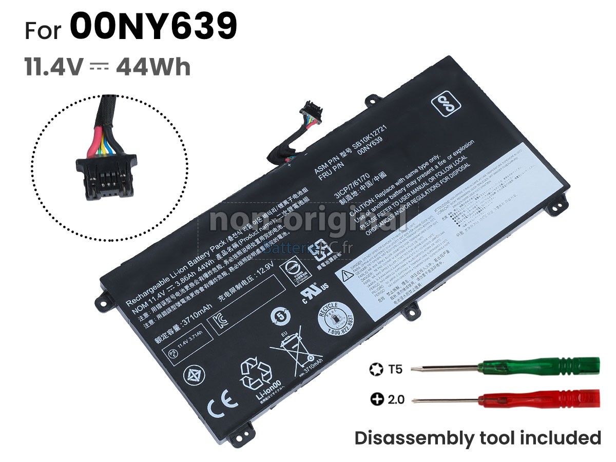 batterie pour Lenovo ThinkPad T550S