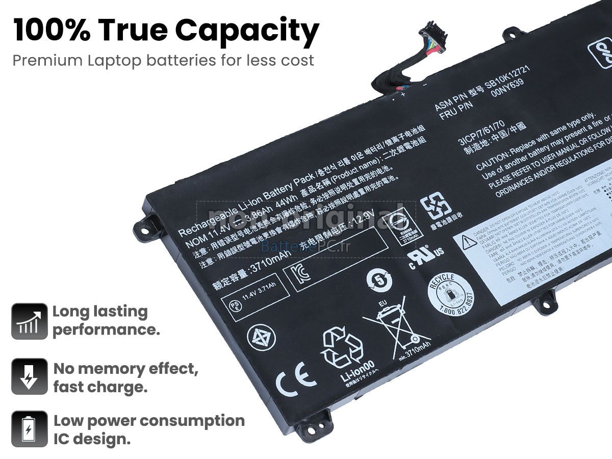 batterie pour Lenovo ThinkPad T550S