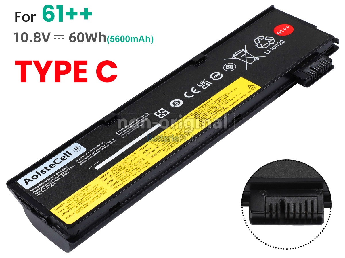 batterie pour Lenovo ThinkPad T570 20JW000DUS
