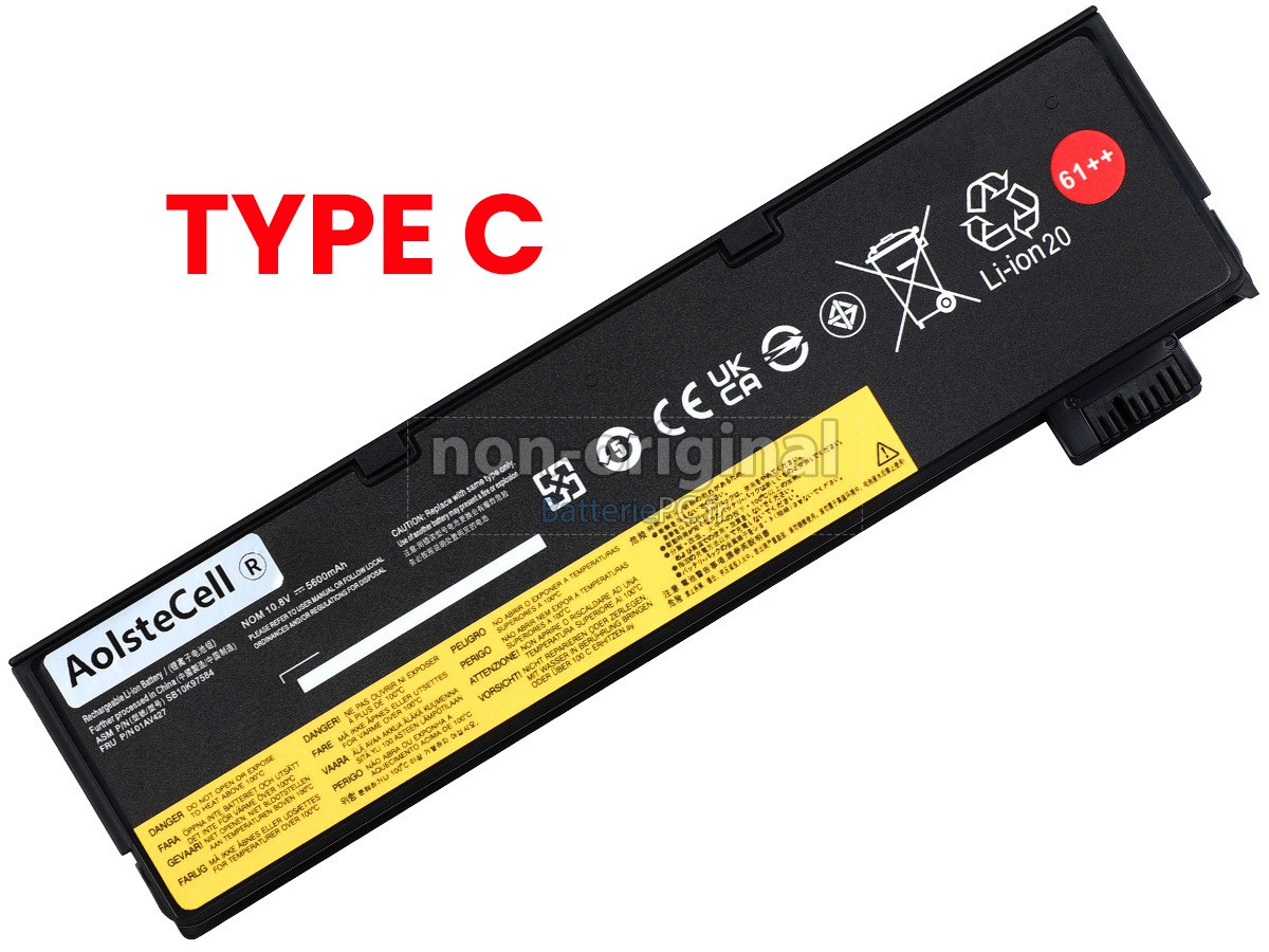 batterie pour Lenovo ThinkPad T570 20JW000DUS