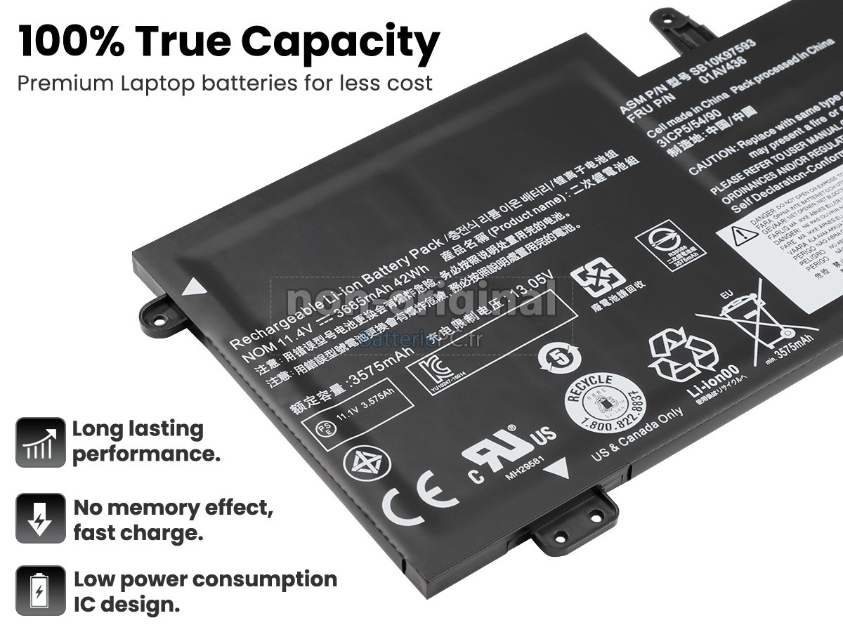 batterie pour Lenovo ThinkPad NEW S2