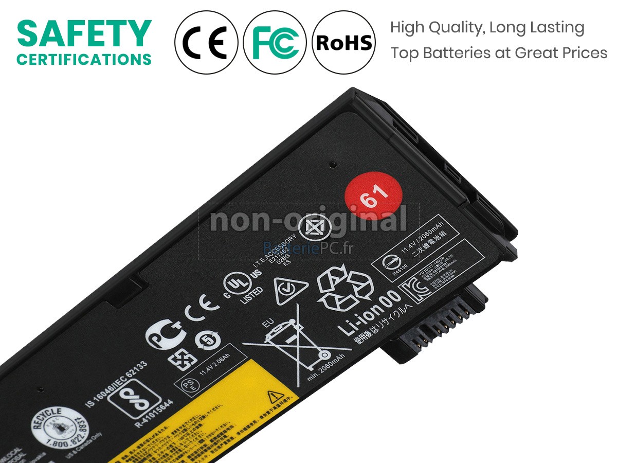 batterie pour Lenovo ThinkPad T570 20JW000DUS