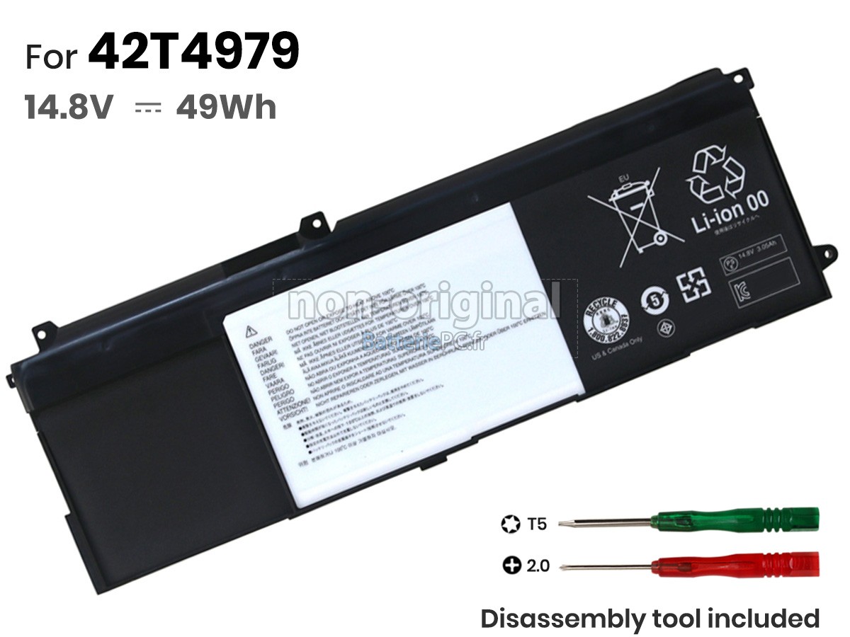 batterie pour Lenovo 42T4930