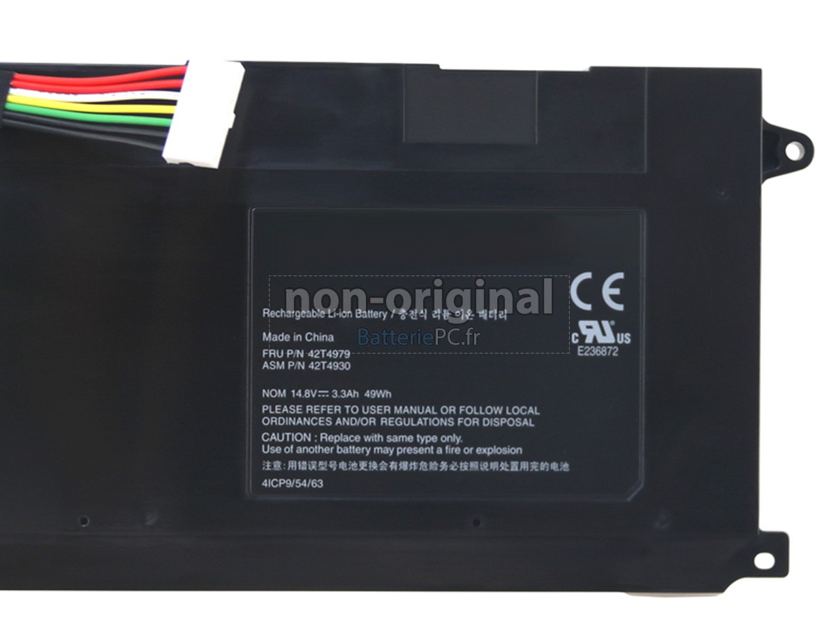 batterie pour Lenovo 42T4930