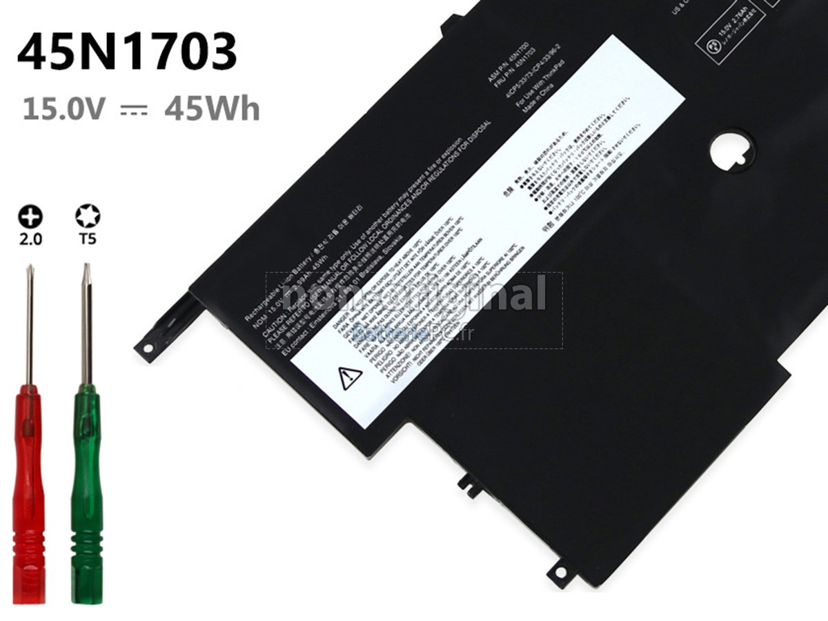 batterie pour Lenovo 45N1702
