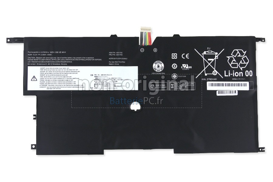 batterie pour Lenovo 45N1702