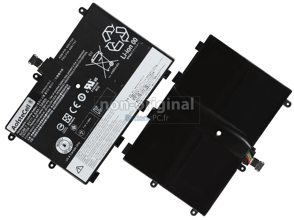 batterie pour Lenovo 45N1749