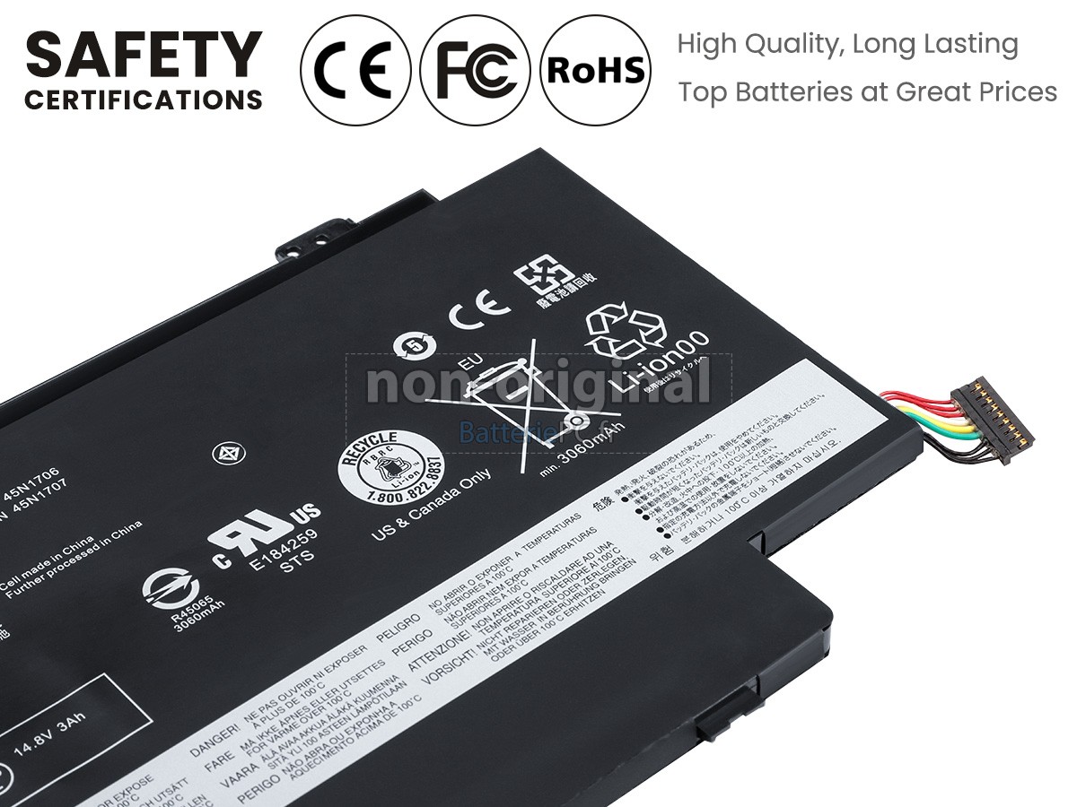 batterie pour Lenovo 45N1705