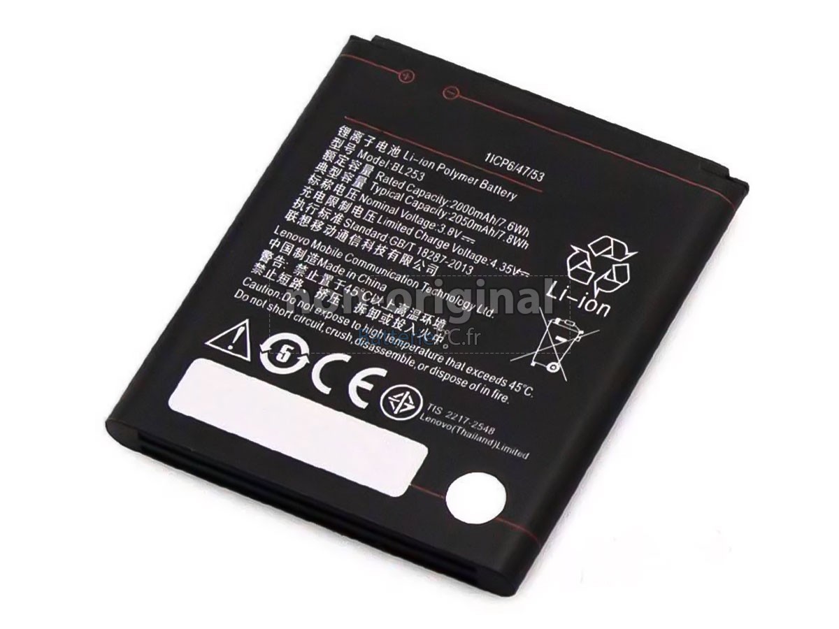 batterie pour Lenovo BL253