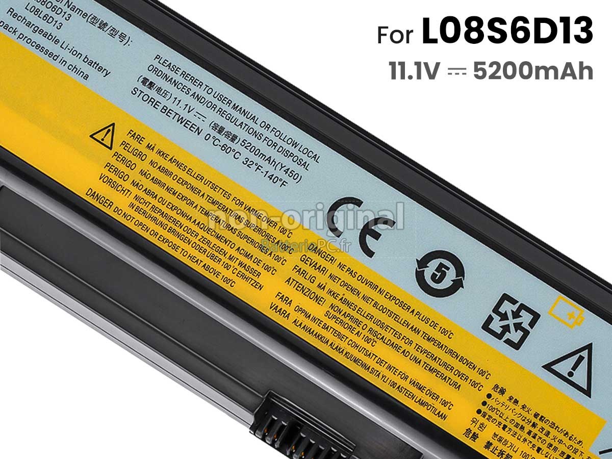 batterie pour Lenovo L08O6D13