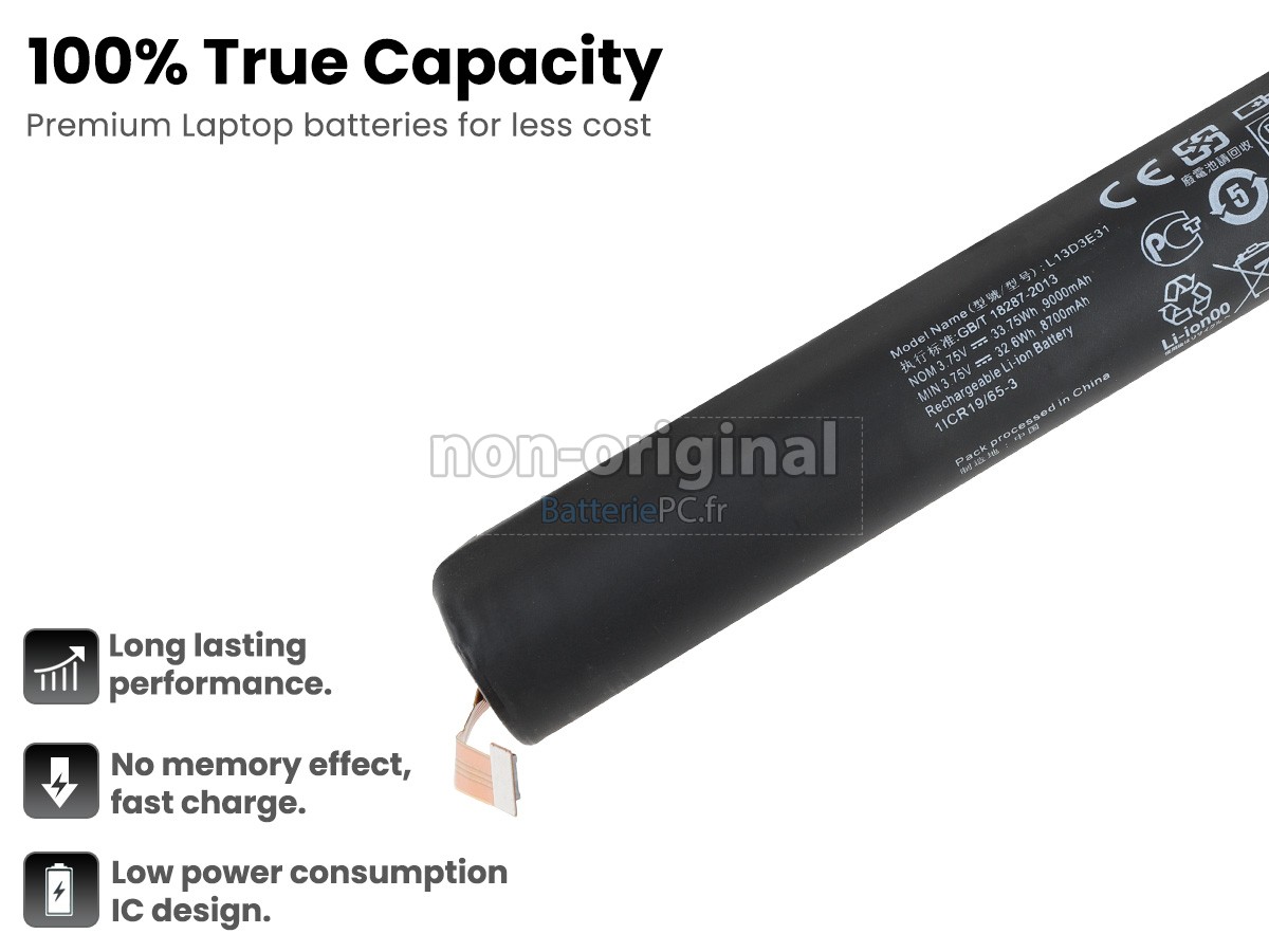 batterie pour Lenovo L13C3E31