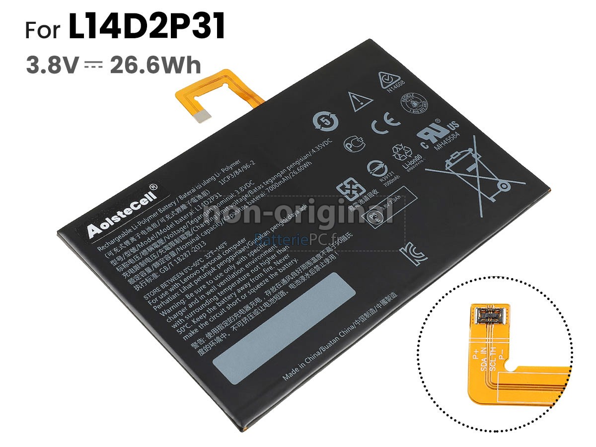 batterie pour Lenovo L14D2P31
