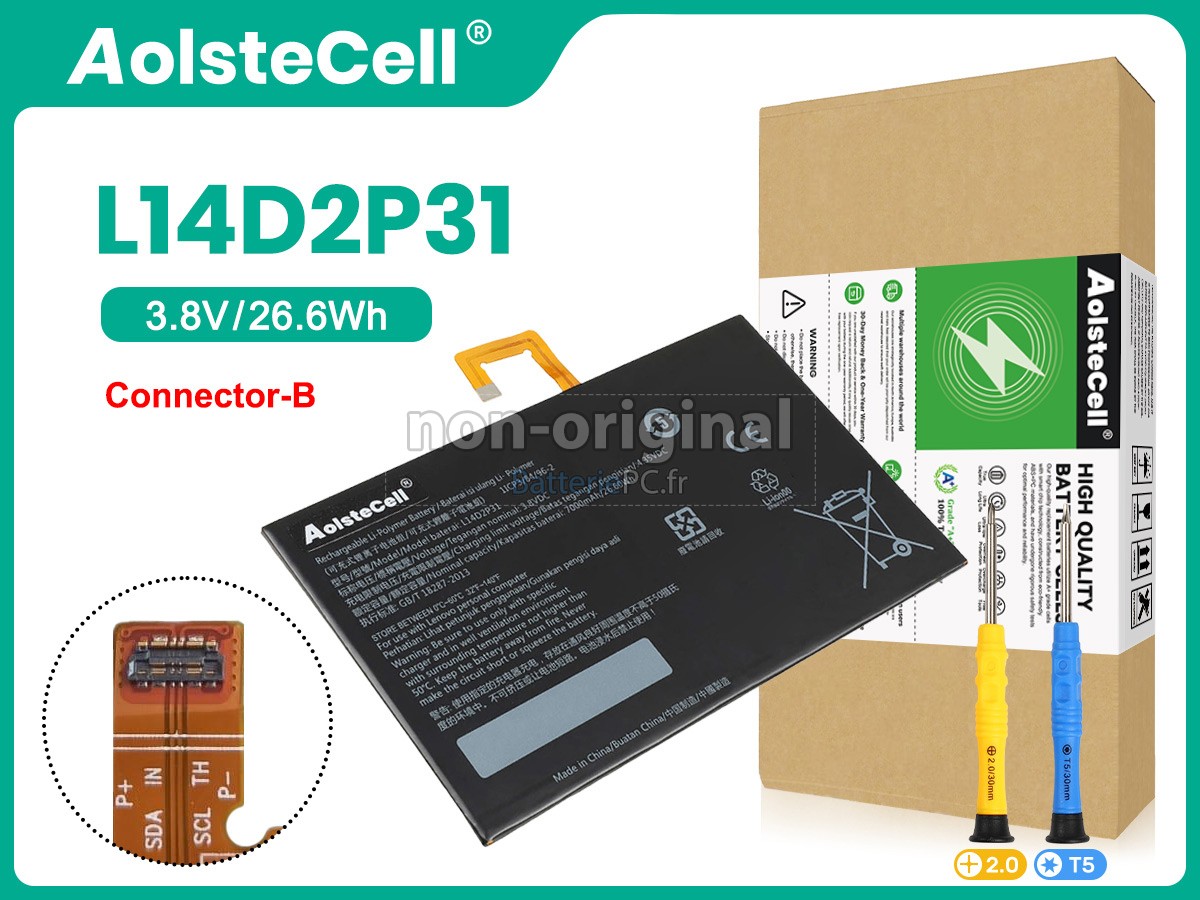 batterie pour Lenovo TB2-X30F