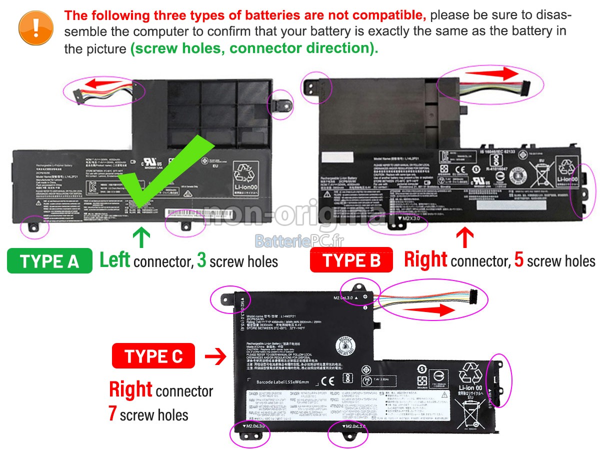 batterie pour Lenovo IdeaPad 720-15IKB 81AG0038GE