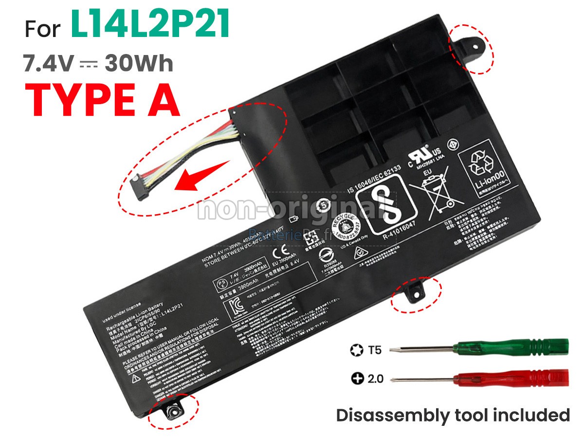 batterie pour Lenovo IdeaPad 720-15IKB 81AG0038GE