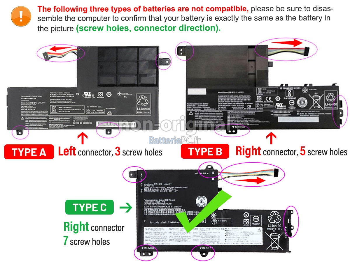 batterie pour Lenovo IdeaPad 720-15IKB 81AG0038GE