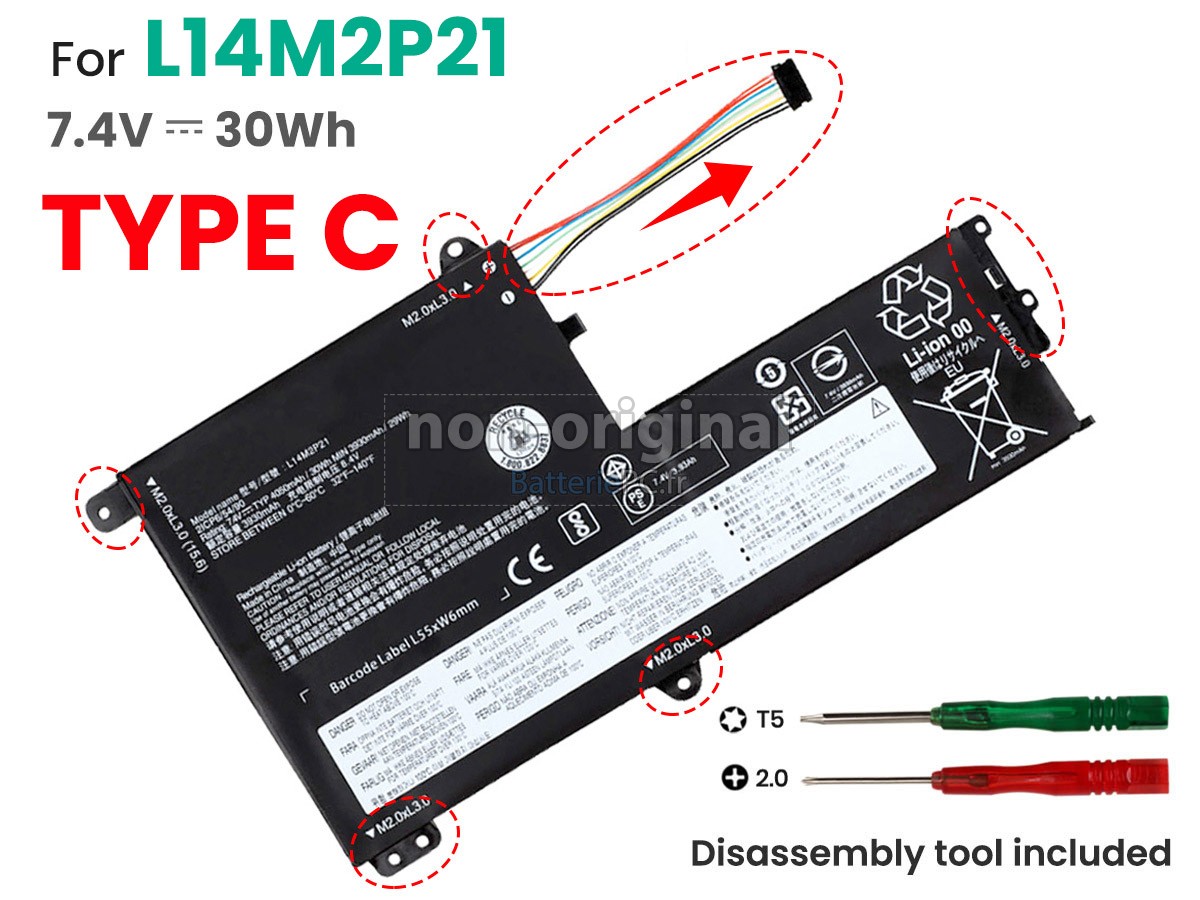 batterie pour Lenovo IdeaPad 720-15IKB 81AG0038GE