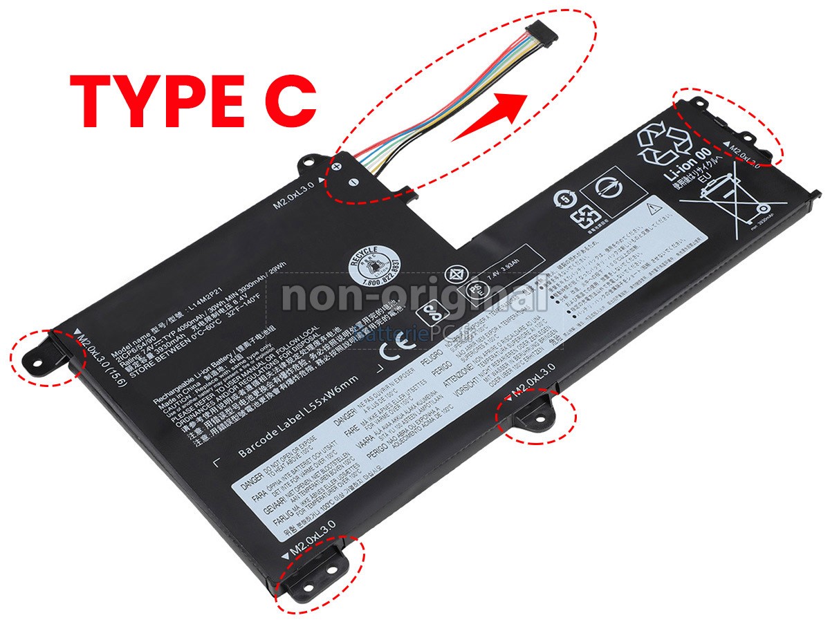 batterie pour Lenovo IdeaPad 720-15IKB 81AG0038GE