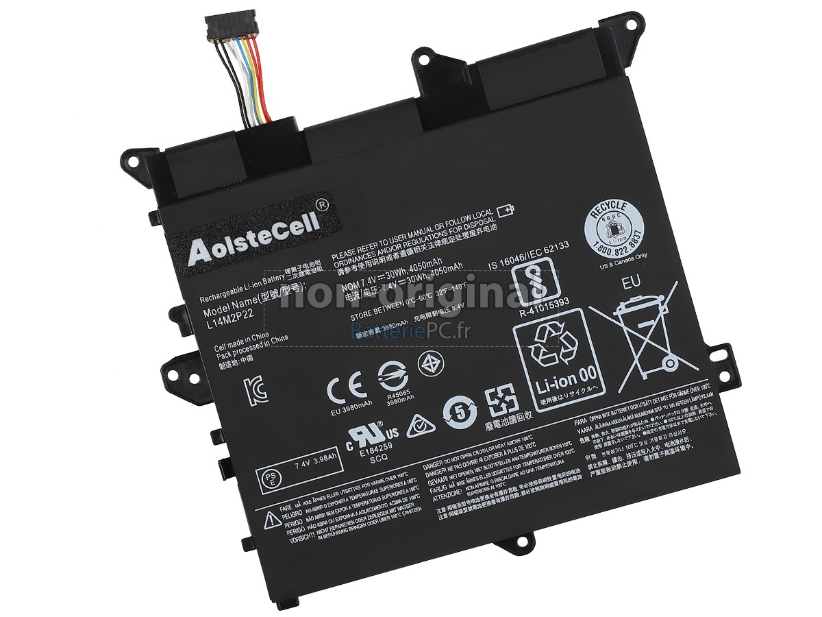 batterie pour Lenovo L14S2P21(2ICP6/54/90)