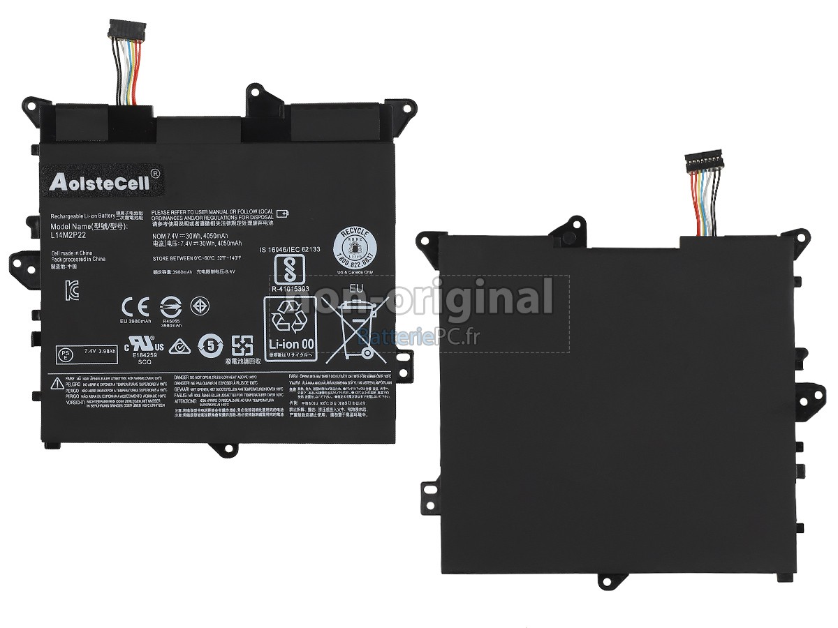 batterie pour Lenovo L14S2P21(2ICP6/54/90)