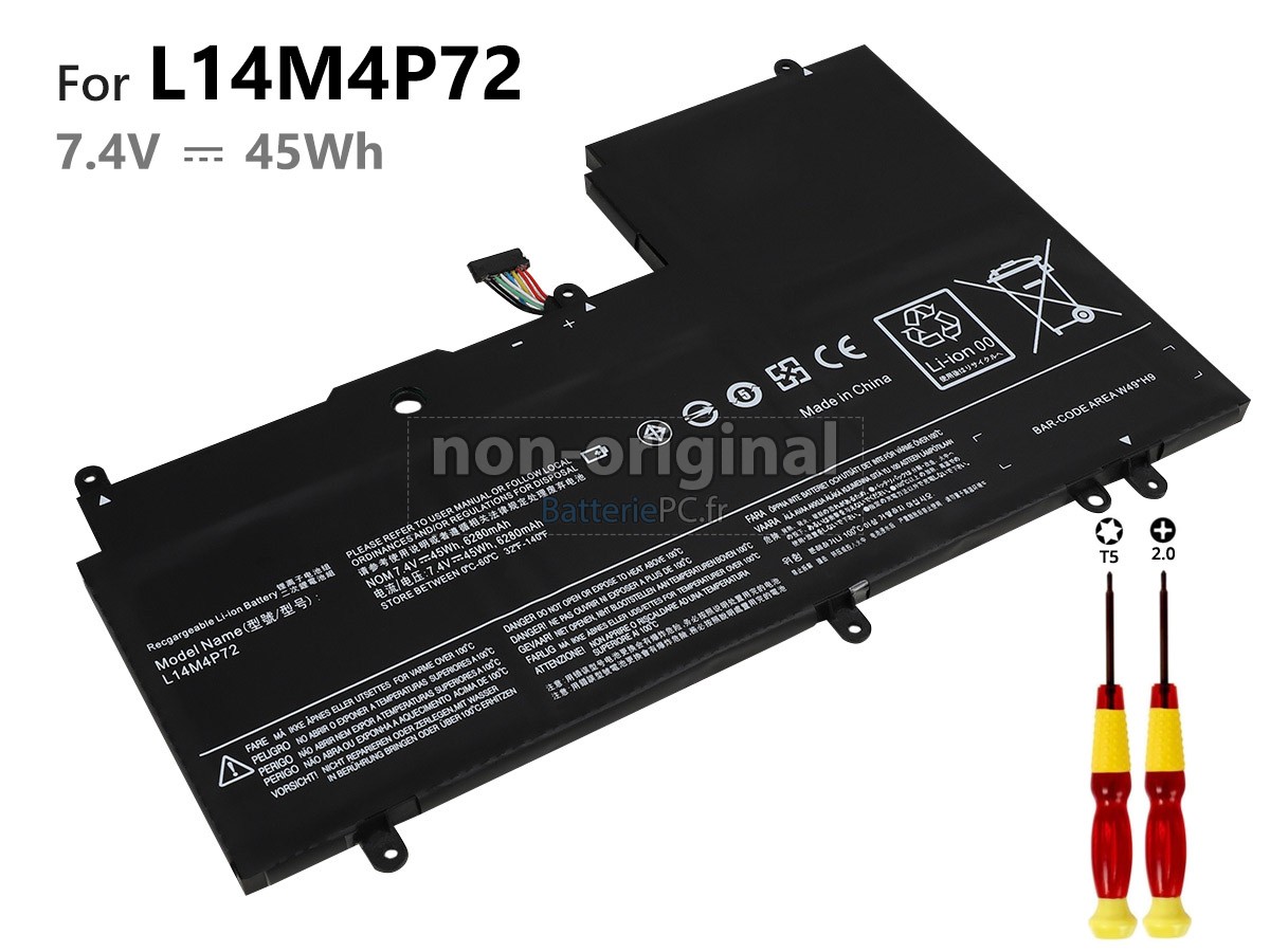 batterie pour Lenovo YOGA 700-14ISK-80QD0072GE